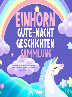 cover image of Einhorn-Gute-Nacht-Geschichten-Sammlung